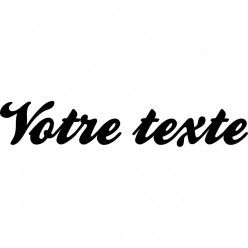 Stickers texte personnalisé