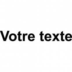 Stickers texte personnalisé