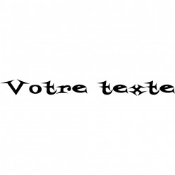 Stickers texte personnalisé