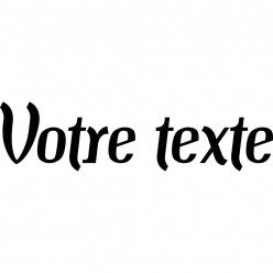 Stickers texte personnalisé