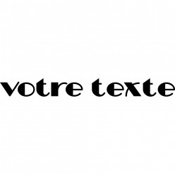 Stickers texte personnalisé