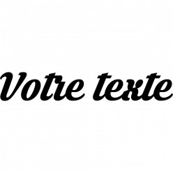 Stickers texte personnalisé