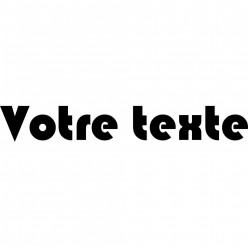 Stickers texte personnalisé