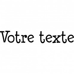 Stickers texte personnalisé