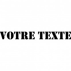 Stickers texte personnalisé