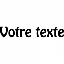 Stickers texte personnalisé