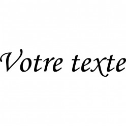 Stickers texte personnalisé