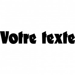 Stickers texte personnalisé