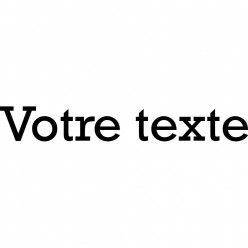 Stickers texte personnalisé