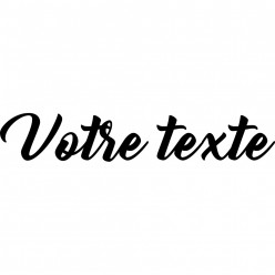 Stickers texte personnalisé