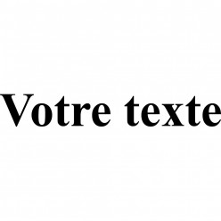 Stickers texte personnalisé