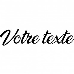 Stickers texte personnalisé