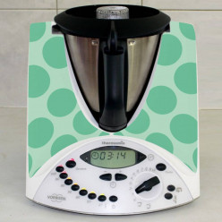 Stickers Thermomix TM 31  Rond vert 