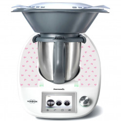 Stickers Thermomix TM 5 Coeur rose