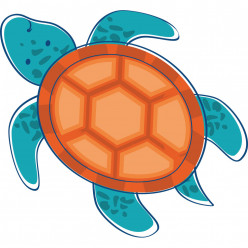 Stickers tortue marine