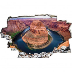 Stickers Trompe l'oeil 3D - Canyon 3