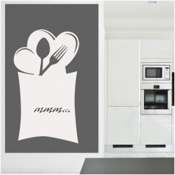 Stickers velleda cuisine couverts