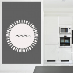 Stickers velleda cuisine couverts