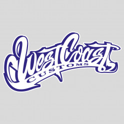 Stickers west coast customs