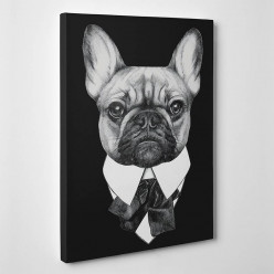 Tableau toile - Bouledogue Boss 2