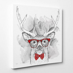 Tableau toile - Cerf Cool 10