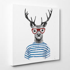 Tableau toile - Cerf Cool 6