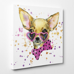 Tableau toile - Chihuahua Cool