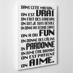 Tableau toile - Citation 2