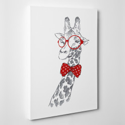 Tableau toile - Girafe Cool