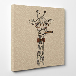 Tableau toile - Girafe Cool 8
