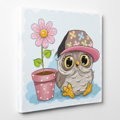 Tableau toile - Hibou 14