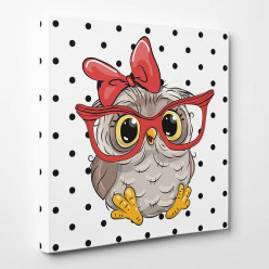 Tableau toile - Hibou 15