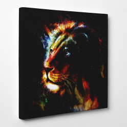 Tableau toile - Lion 4