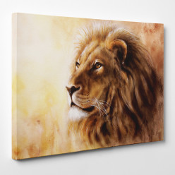 Tableau toile - Lion 6