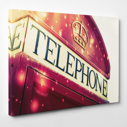 Tableau toile - London Cabine téléphonique 4