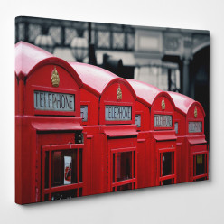 Tableau toile - London Cabine téléphonique 5