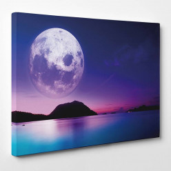 Tableau toile - Nature Lune