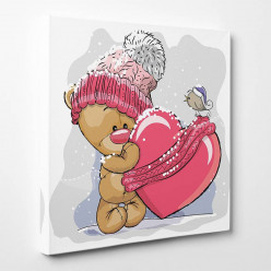 Tableau toile - Ourson 16