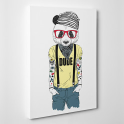 Tableau toile - Panda Cool 4