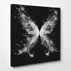 Tableau toile - Papillon Abstrait