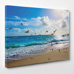 Tableau toile - Plage 3