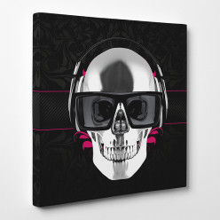 Tableau toile - Skull DJ