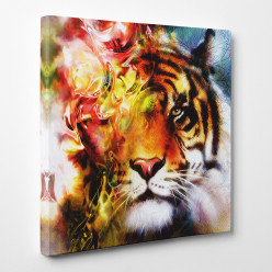 Tableau toile - Tigre 18