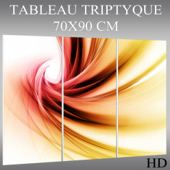 Triptyque Forex Abstrait