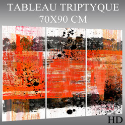 Triptyque Forex Abstrait