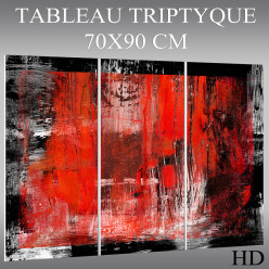 Triptyque Forex Abstrait