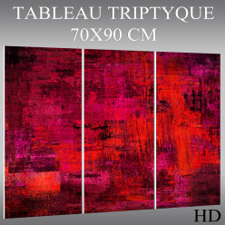 Triptyque Forex Abstrait