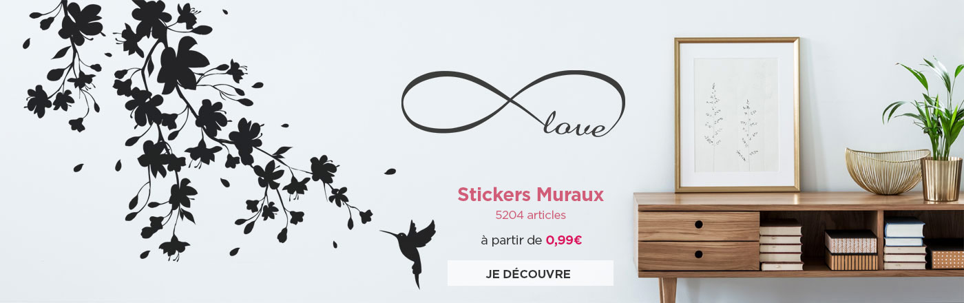 Sticker Mural Plante POP - Décoration murale branche design