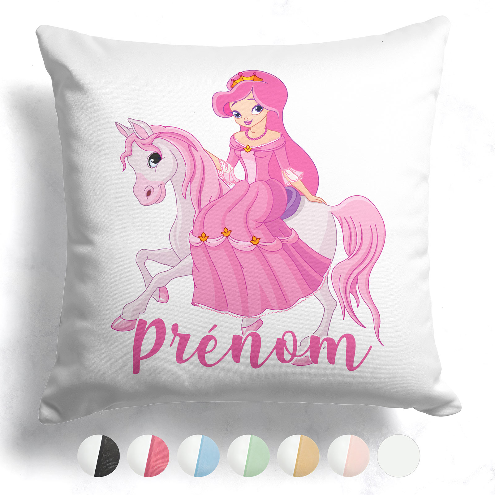 Kit point de croix coussin - 40x40cm - cheval - Kits Broderie - Broderie