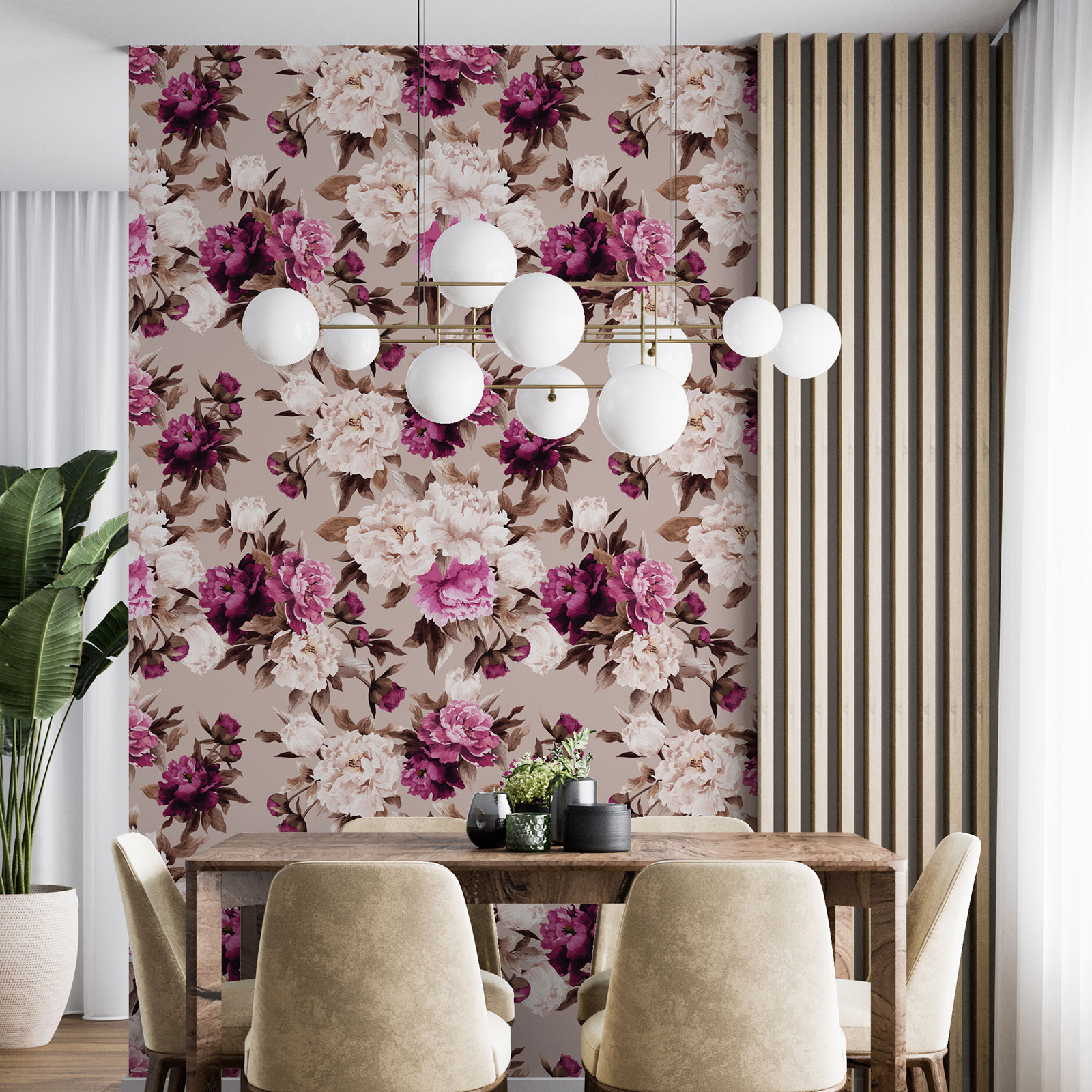 Papier Peint Motif Floral